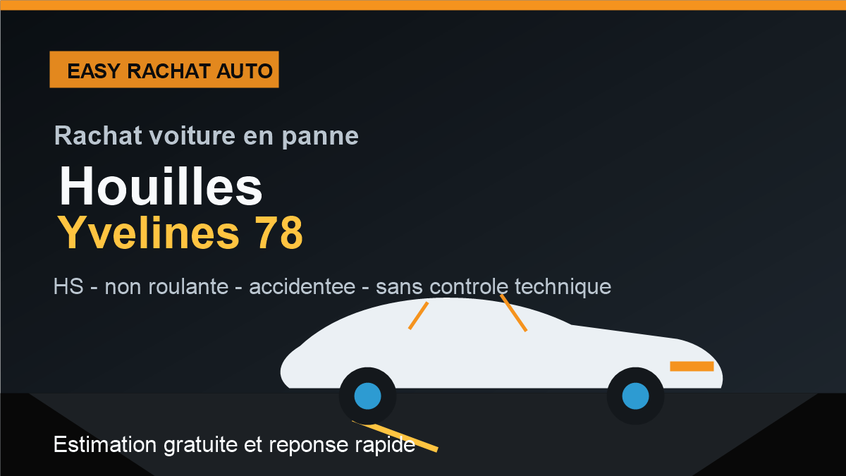 Rachat voiture en panne a Houilles dans les Yvelines 78